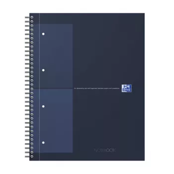 Oxford International College märkmik A4+ ruuduline kõvakaaneline spiraalköites 80 lehte 400191240