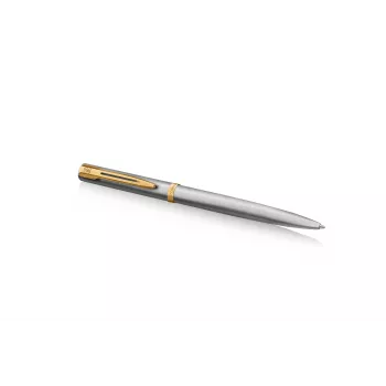 Waterman Impression roostevabast terasest kullatud detailidega pastapliiats Medium sinine kinkekarbis 2225495