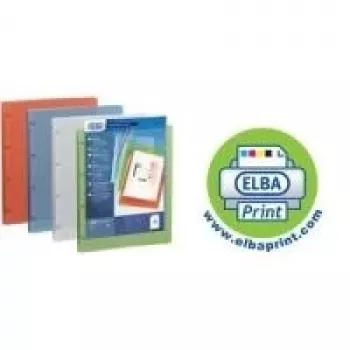 ELBA POLYVISION A4 esitluskaust, 4 D-rõngas, 20 mm selg, läbipaistev PP 959034-17