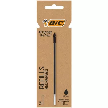 BIC Cristal RE'NEW pastapliiatsi täitevüsi, must, peen 0,32 mm, 1 tk 503839