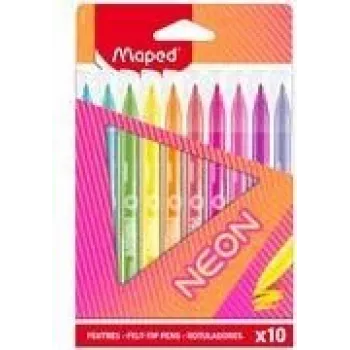 Maped Neon viltpliiatsid, 10-pakk, 2,8 mm ümar ots, pappkarp 845419