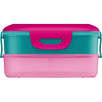 Maped PICNIK Kids Concept Barbie 3-in-1 lõunakarp, 1,4 L, 2 sektsiooni + suupistekarp, roosa/mitmevärviline 871097