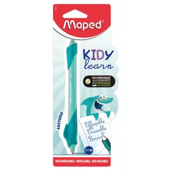 Maped KIDY Learn Shark kustutatav rollerpliiats, 0,7 mm, sinine tint, blisterpakend 229500