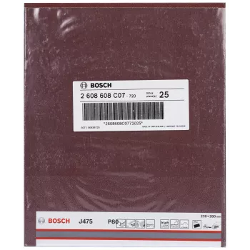 Bosch Best for Metal J475 abrasiivrull P80 100 mm x 50 m 2608608C07