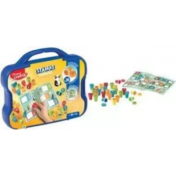 Maped Creativ loomamotiivide templikomplekt, isetintiv, 15 templit, plastikust karp 907090