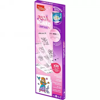 Maped Creativ Princessi täienduspakk LUMI BOARD LED-valguslaudadele, 20 jäljenduspaberit 907096