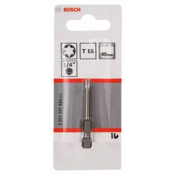 Bosch Torx otsik T15 Extra Hard E 6.3 25 mm (2607001634)