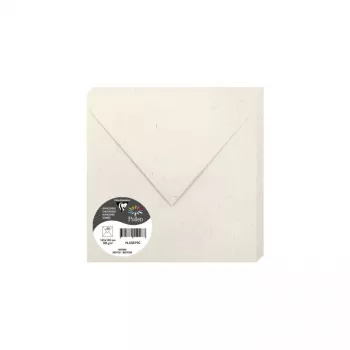 Clairefontaine Pollen Natura taaskasutatud paberist ruudukujuline ümbrik 165 x 165 mm, 120 g/qm, üksik tükk 55019C