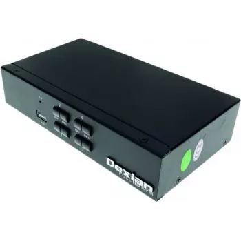Dexlan HDMI 1.4 KVM-lüliti, 4K UHD, USB, 4-port, lauaarvutile (061093)