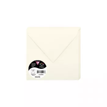 Clairefontaine Pollen ruudukujuline ümbrik 165x165 mm looduslik valge 120 g/m² pH-neutraalne (1 tk) 56060C