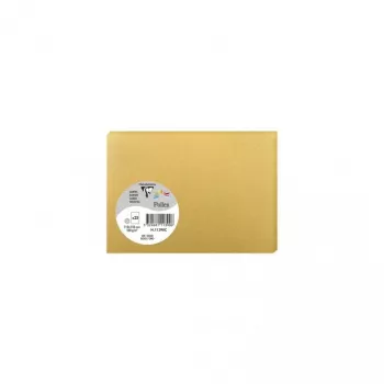 Pollen by Clairefontaine C6 kaart, kuldne, 210 gsm, pH-neutraalne, happevaba, 110 x 155 mm, 1 tk (111390C)