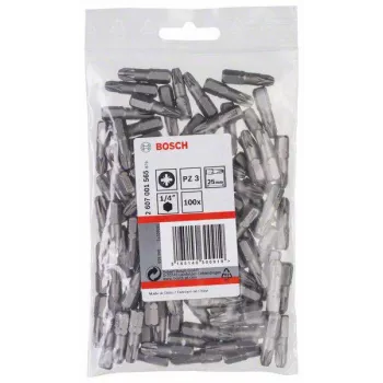 Bosch Pozidriv otsik PZ3 25 mm, 100 tk pakk 2607001565