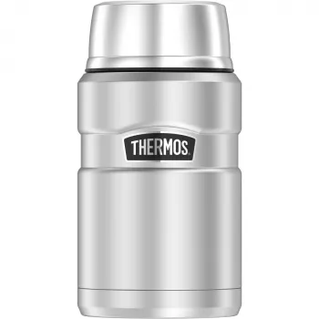 THERMOS STAINLESS KING vaakumisoleeritud toidupurk, 0,71 L, mattmust 4001.233.071