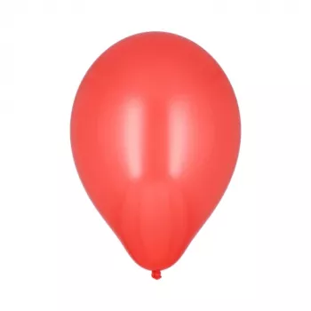 PAPSTAR punased lateksballoonid, 250 mm läbimõõt, 100-pakk, heeliumiga ühilduv 18950