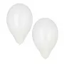 PAPSTAR valged lateksballoonid, 250 mm läbimõõt, 100-pakk, heeliumiga ühilduv 18956