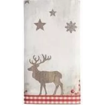 PAPSTAR X-Mas Deer jõululaudlina, kangataoline airlaid, 120 x 180 cm, 1 tk (37225)