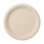 PAPSTAR Pure suhkruroost taldrik, ümmargune, 230 mm, 50 tk, kompostitav, mikrolaineahjus kasutatav 89866