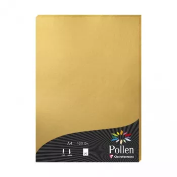 Clairefontaine Pollen A4 kuldne 120gsm paber - 25 lehte 4200C