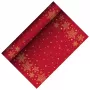 PAPSTAR Christmas Shine punane airlaid lauajooks, 400 mm x 3 m, rullis, 1 tk 88657