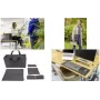 SIGEL BAB11 Desk Sharing Bag Classic L, tumehall, 5-osaline komplekt