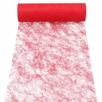 PAPSTAR Sizoflor lauajooks/dekoratiivpael, punane, 75% polüester 25% polüamiid, veekindel, rebimiskindel, 1 tk 37062
