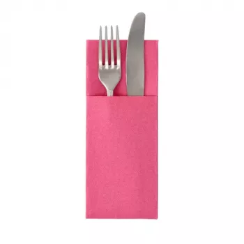 PAPSTAR ROYAL Collection salvrätikutasku, fuksia, riidetaoline premium-salvrätt, 40 x 40 cm, 50 tk (37331)