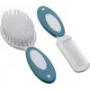 Olympia H+H beebi juuksehari ja kammi komplekt BS 868, naturaalsed harjased, eriti pehme, valge, 98374