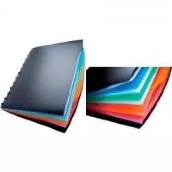 DURABLE DURALOOK® STYLE A4 esitluskaust 20 läbipaistva taskuga, must 243501
