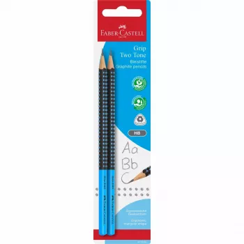Faber-Castell GRIP 2001 TWO TONE mehaaniline pliiats, 2,0 mm, pehme haardepiirkond, blisterpakend 517093