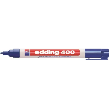 Edding 400 püsimarkerite komplekt - must, punane, sinine, roheline - ümarots 1,5-3mm - veekindel ja valguskindel 4-400-4-1999