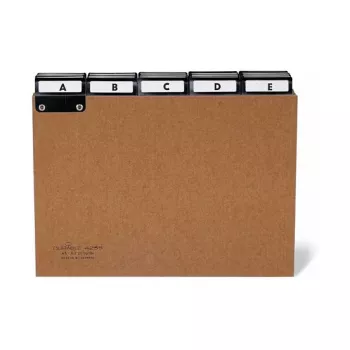 DURABLE Registreerimislehed A5 5/5-osaline A-Z needitud presspapp 1 tk 425511