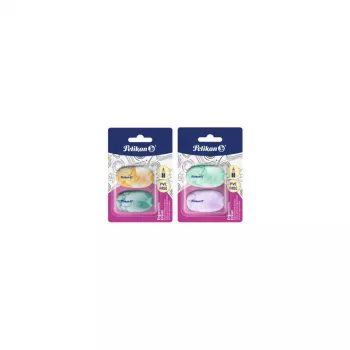 Pelikan ergonoomiline PVC-vaba plastkustutuskumm, 2-pakk blisterpakendis 400207753