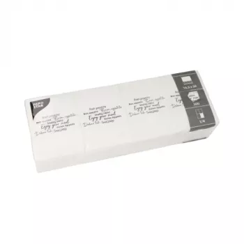PAPSTAR DAILY Collection suupistelauasalvrätid, valge salvrätikupaber, 1/4 volt, 250 tk pakis 37406