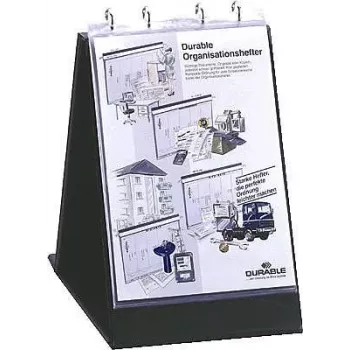 DURABLE flipcharti taskud A3 horisontaalpaigutus, 10 tk pakk, läbipaistvad, peegeldusvastased 857719