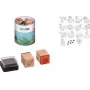 HEYDA dinosauruse motiivide templikomplekt, 15 läbipaistvat templit ümaras hoiukarbis 20-48 884 76