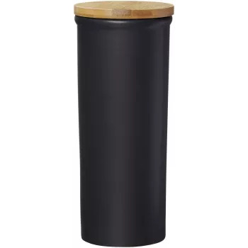 Ritzenhoff & Breker Jasper hoiupurk 1,6 l kivikeraamikast bambuskaanega, must 415322
