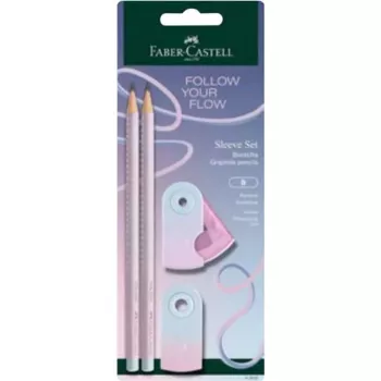 Faber-Castell GRIP Flow Edition kirjutuskomplekt, Blushing Sky, 2 pliiatsit (B) 117007
