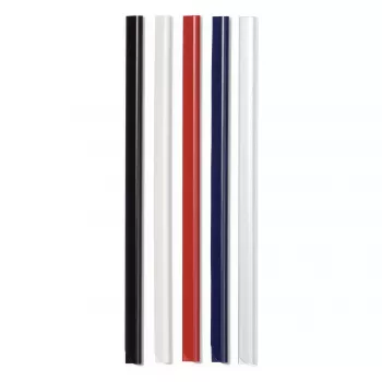 DURABLE A4 kinnitusliistud 6 mm läbipaistvad, 50 tk 293102