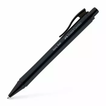 Faber-Castell Daily Ball sissetõmmatav pastapliiats, sinine tint, 0,6 mm XB, must libisemiskindel käepide 140690