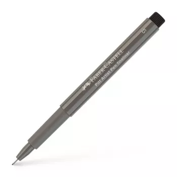 Faber-Castell PITT Artist Pen, soe hall IV, pigmenteeritud India tint, pintselotsik, kõrge valguskindlus, 1 pliiats 167073