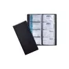 DURABLE VISIFIX® 192 visiitkaardialbum nahkse viimistlusega, must, 192 kaarti 240201