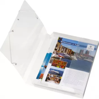HERLITZ dokumendikarp DIN A4, polüpropüleen, poolläbipaistev, 40 mm selg, 250 x 40 x 330 mm 1948678