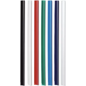 DURABLE DURACLIP A4 kinnitusliistud 6 mm läbipaistev (50 tk pakk) 293119