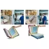 DURABLE VARIO PRO 10 A4 Sichttafelsystem lauahoidik, 10 paneeli, hall/must 557900