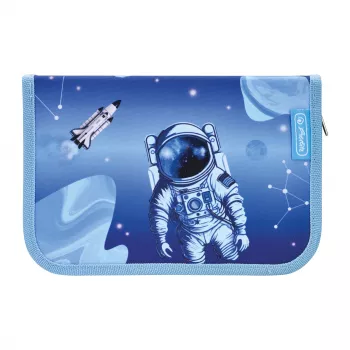 herlitz Cosmic Explorer pliiatsikarp, 31 osa, polüester, 205 x 140 x 38 mm, 2 klappi, kosmose disain 400197095