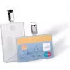 DURABLE ID-kaardi hoidja klambriga 1 kaardile, läbipaistev, 25 tk (811319)