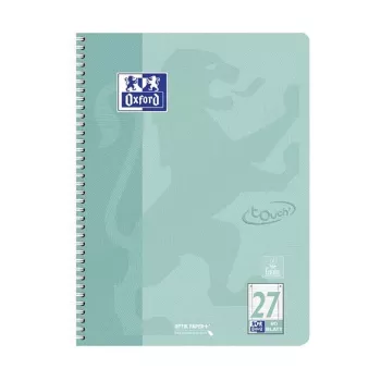 OXFORD Collegeblock TOUCH ruuduline veerisega A4, 80 lehte, 90 g/m², erinevad värvid 400196079