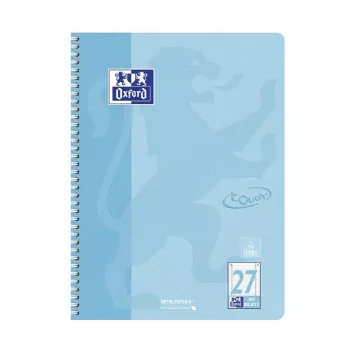 OXFORD Collegeblock TOUCH ruuduline veerisega A4, 80 lehte, 90 g/m², erinevad värvid 400196079