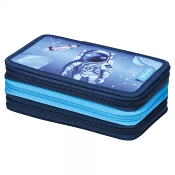 Herlitz TriCase Cosmic Explorer 31-osaline pinal, polüester, 3 sektsiooni, 3 tõmblukku 400197093