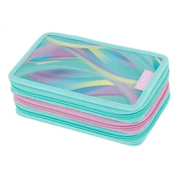 Herlitz TriCase Minty Love pliiatsikarp, 31-osaline, polüester, kolmekordne vaheosa, 3 tõmblukku 400205914